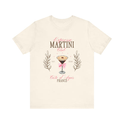 Espresso Martini Club Côte d'Azur France T-Shirt