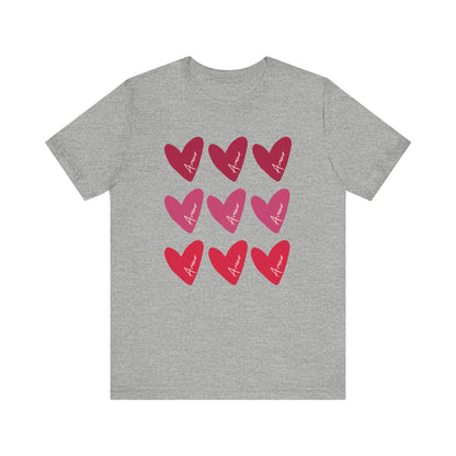 Amour Hearts French T-Shirt