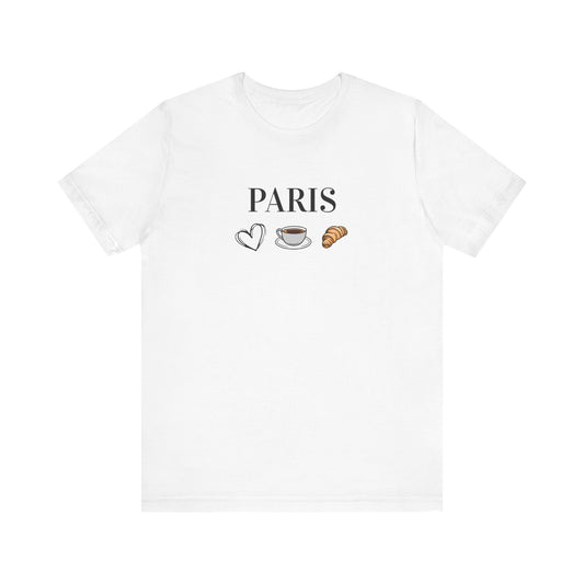 Paris Coffee & Croissant T-Shirt