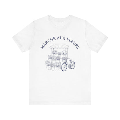 Marché aux fleurs French T-Shirt