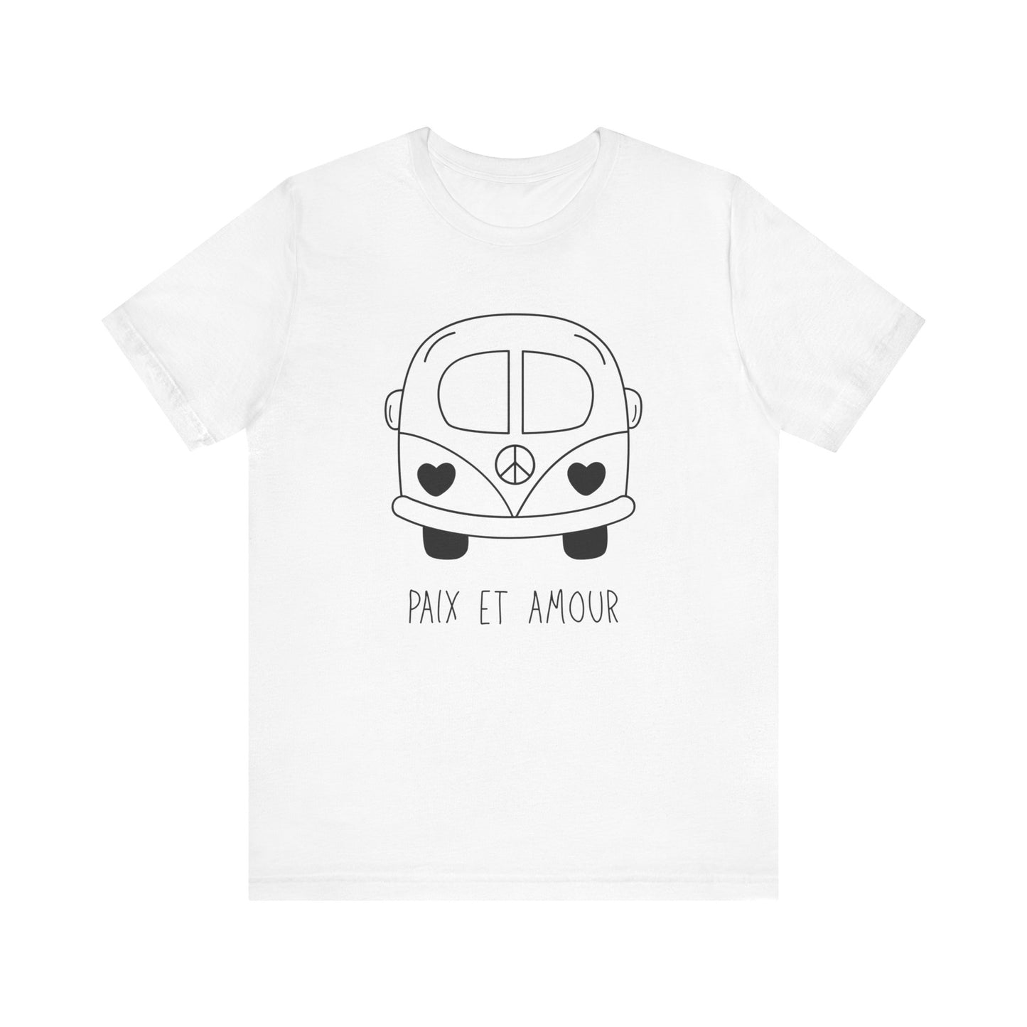 Paix & Amour Bus French T-Shirt