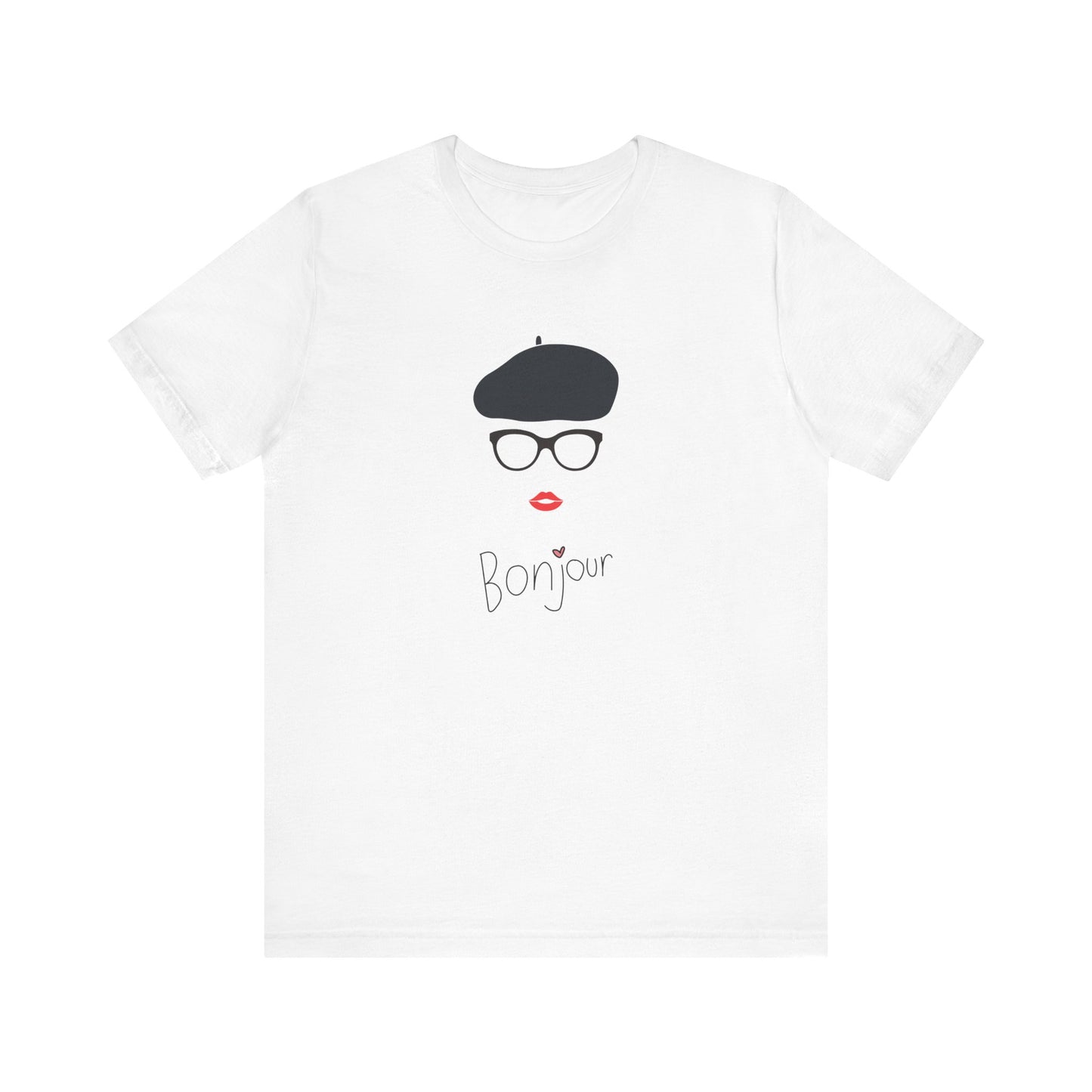 Bonjour Beret Face T-Shirt