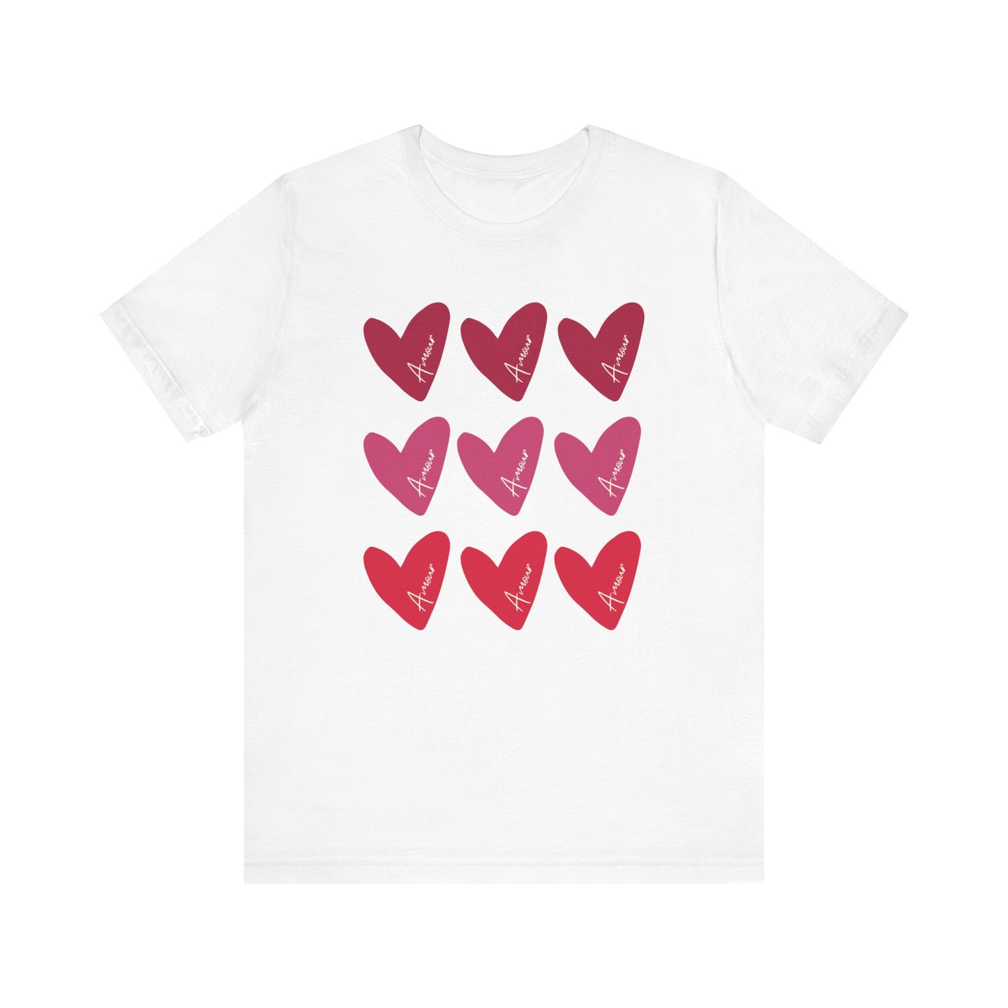 Amour Hearts French T-Shirt