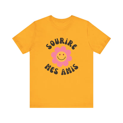 Sourire Mes Amis French T-Shirt