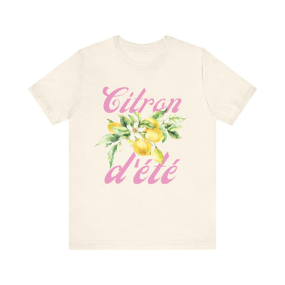 Citron d’été French T-Shirt