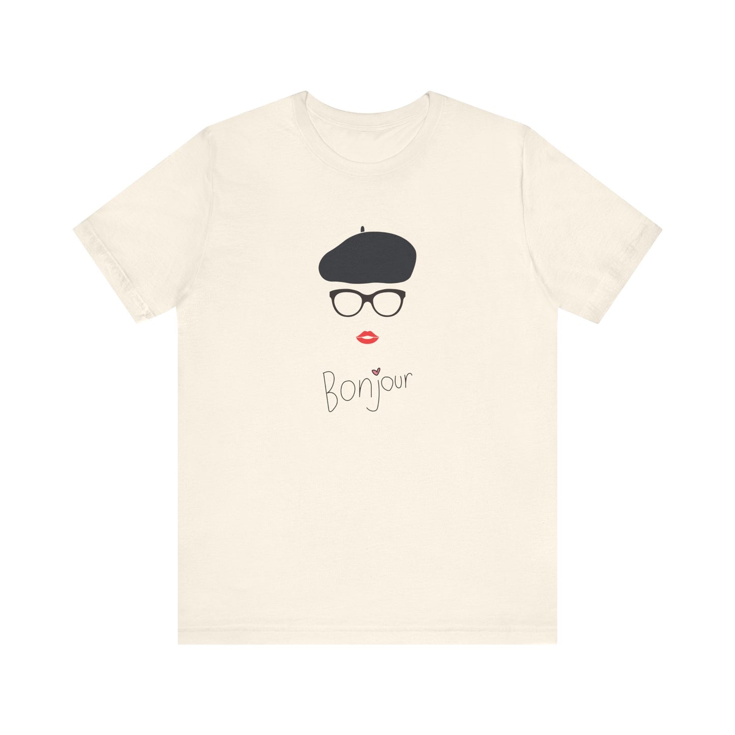 Bonjour Beret Face T-Shirt