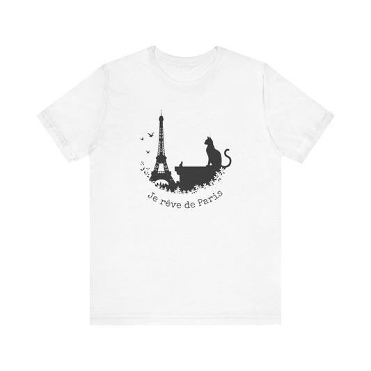 Je Rêve de Paris Cat French T-Shirt