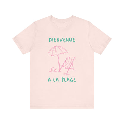 Bienvenue à la Plage French T-Shirt