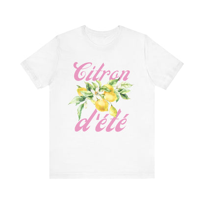 Citron d’été French T-Shirt