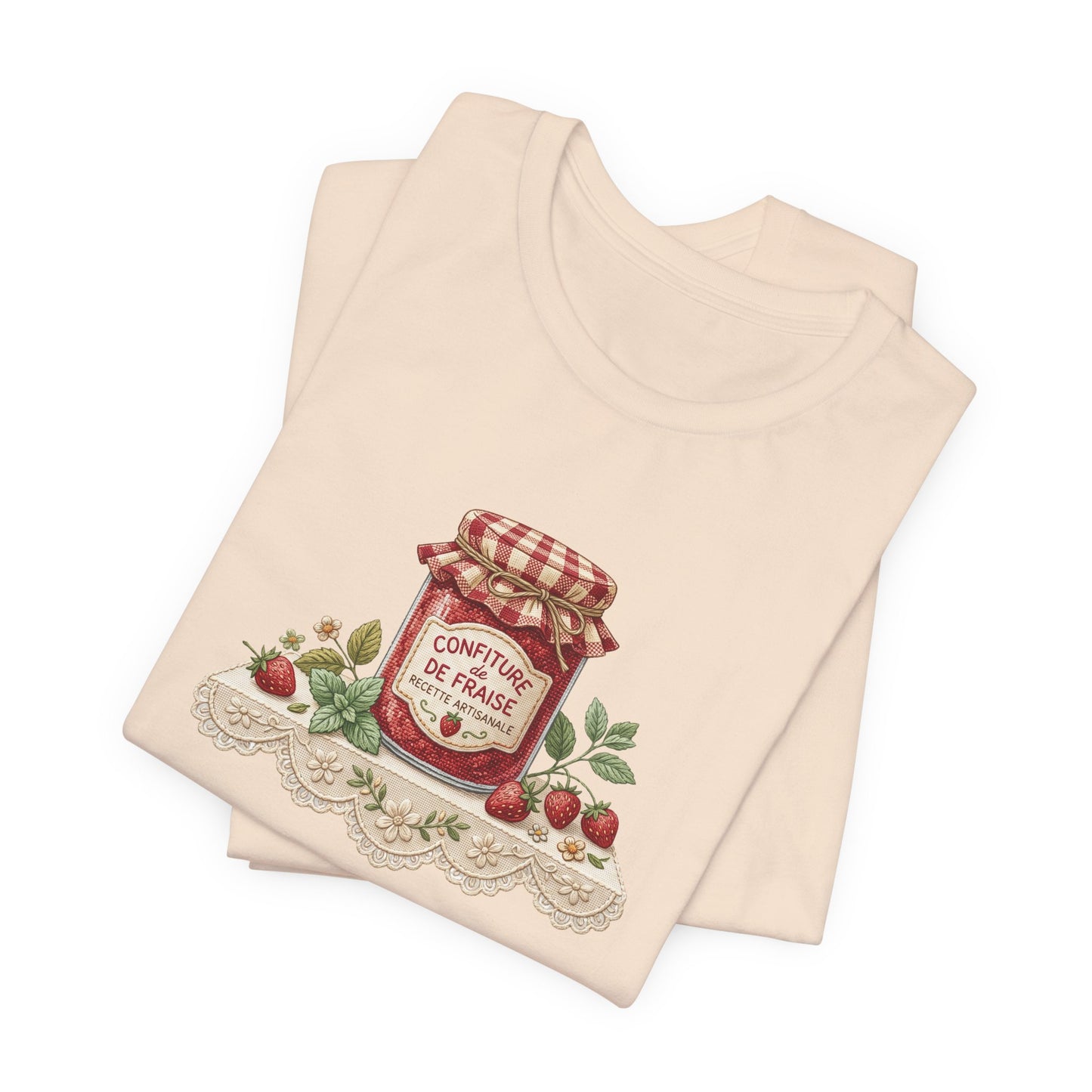 Confiture de fraises French T-Shirt
