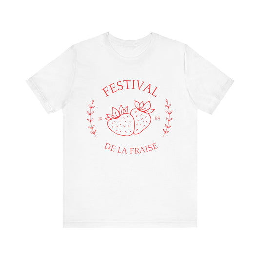 Festival De La Fraise French T-Shirt