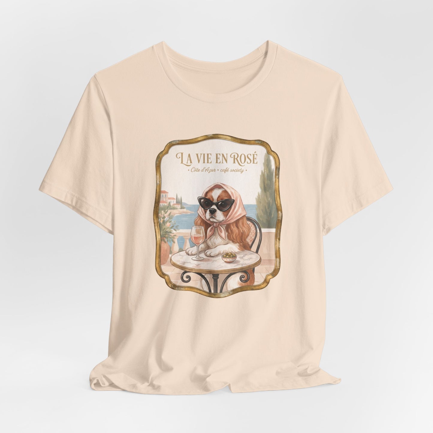 La vie en rosé Cavalier French T-Shirt