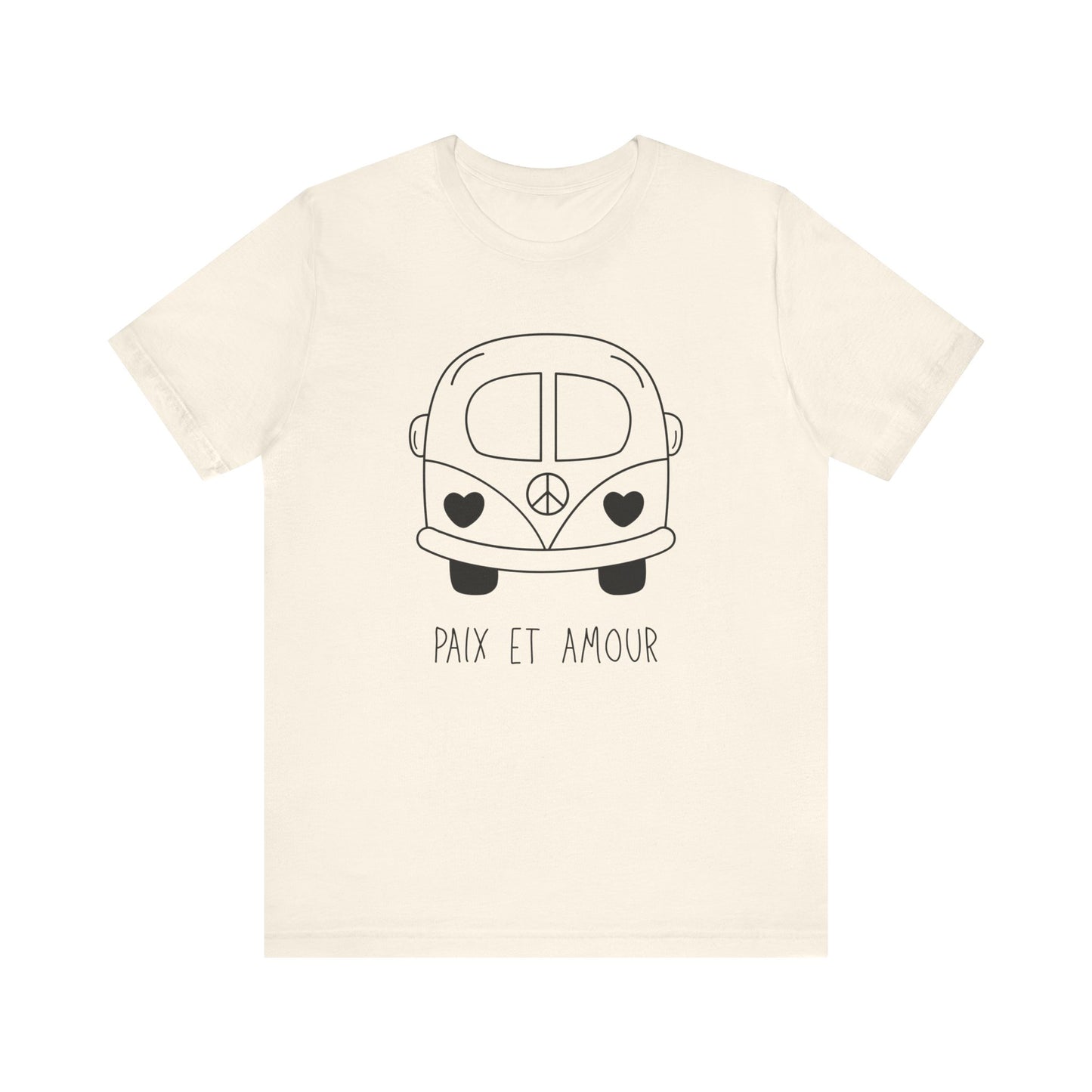 Paix & Amour Bus French T-Shirt