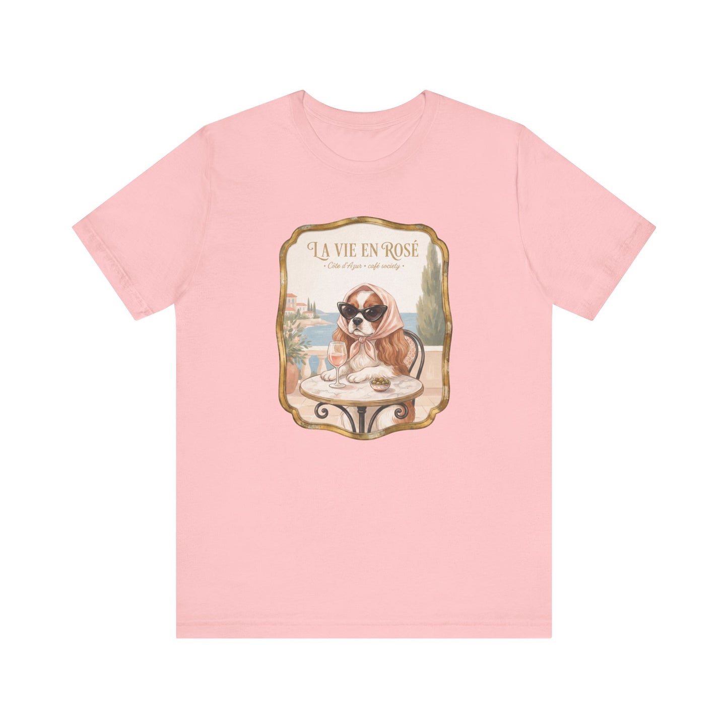 La vie en rosé Cavalier French T-Shirt