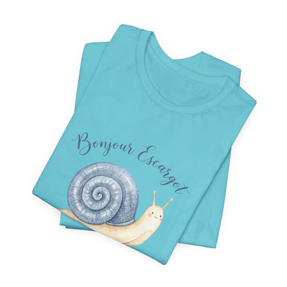 Bonjour Escargot French T-Shirt