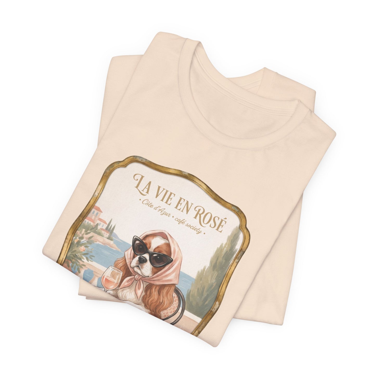 La vie en rosé Cavalier French T-Shirt