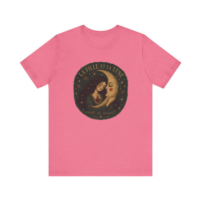 La fille et la lune French T-Shirt