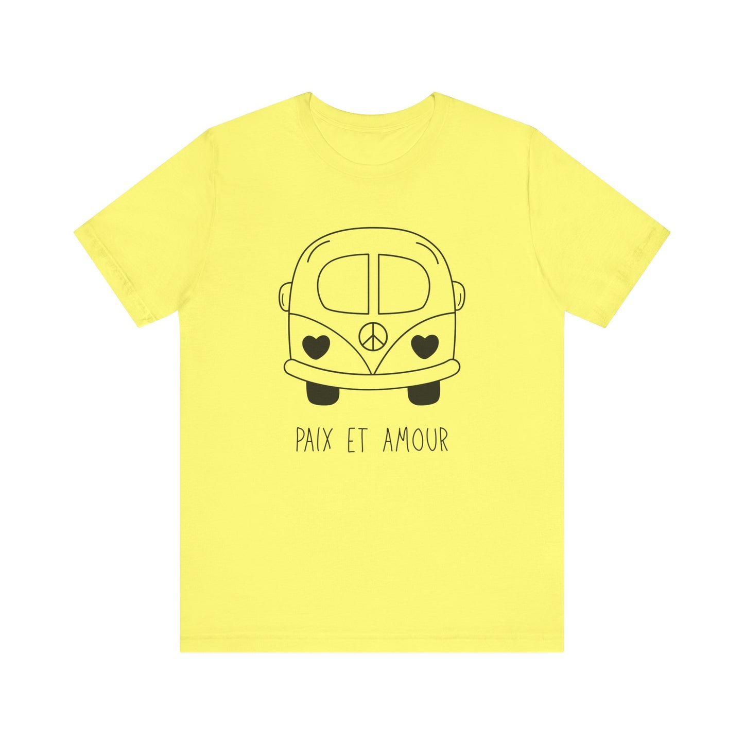 Paix & Amour Bus French T-Shirt