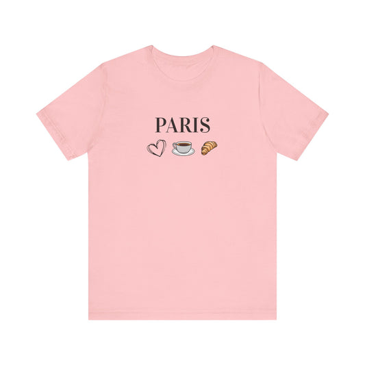 Paris Coffee & Croissant T-Shirt