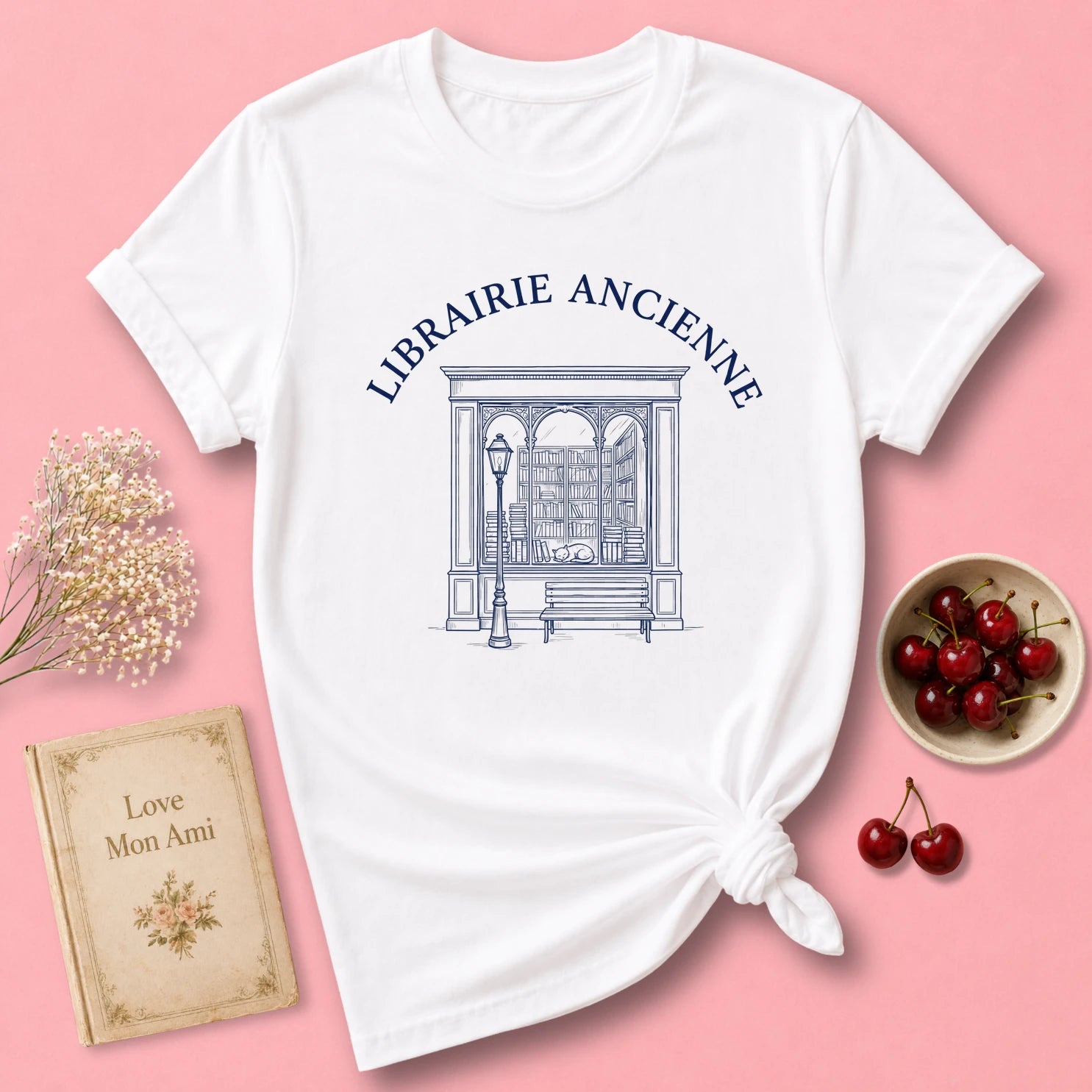 Librairie Ancienne French T-Shirt