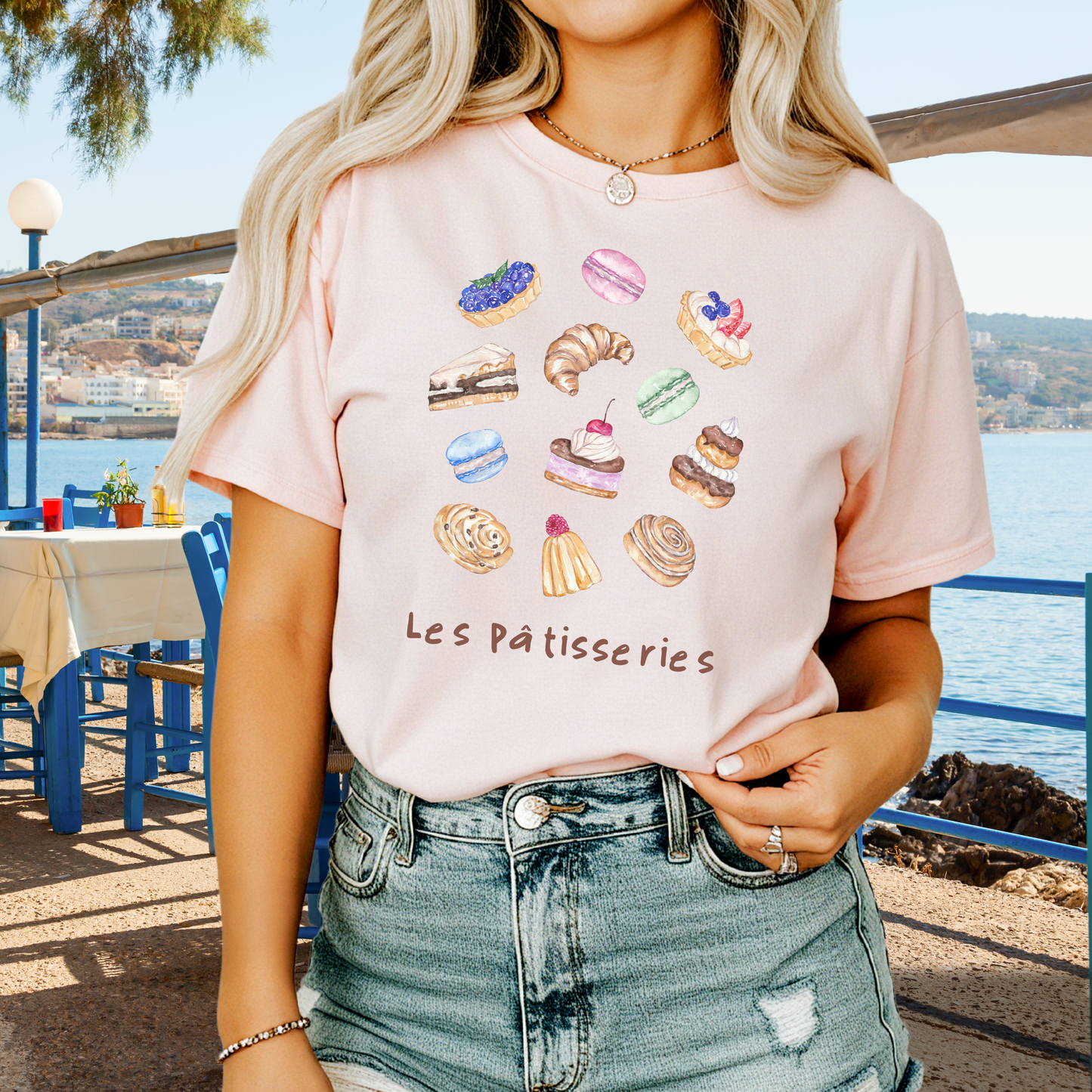 Les Pâtisseries French T-Shirt