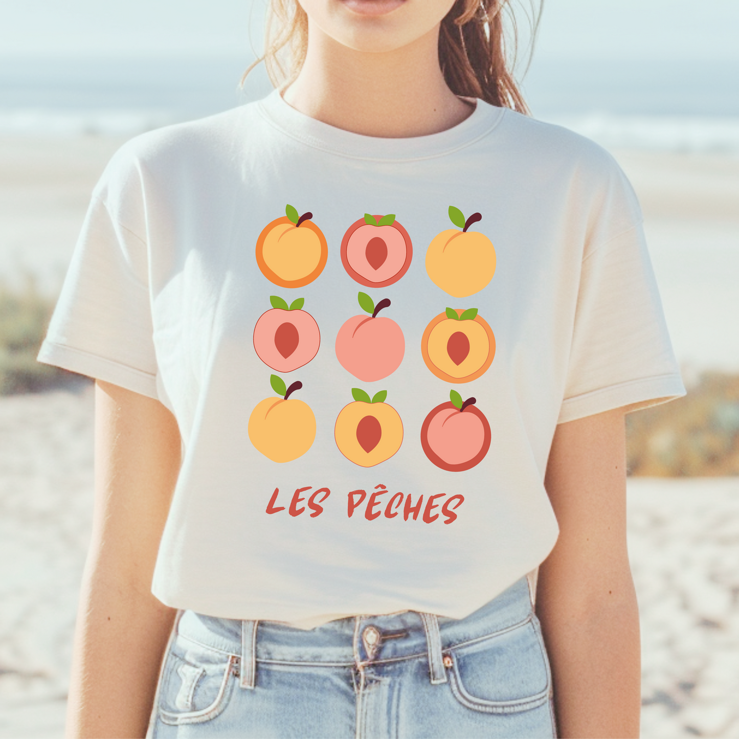 Les Pêches French T-Shirt