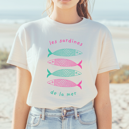 Les Sardines de La Mer French T-Shirt