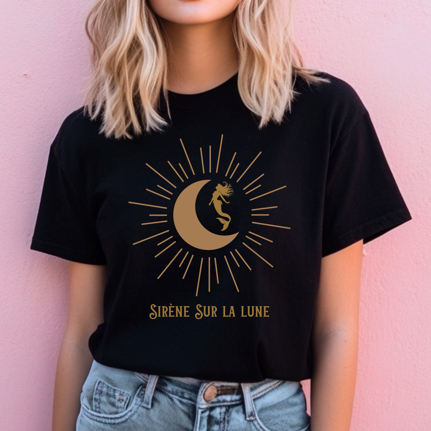 Sirène Sur La Lune French T-Shirt
