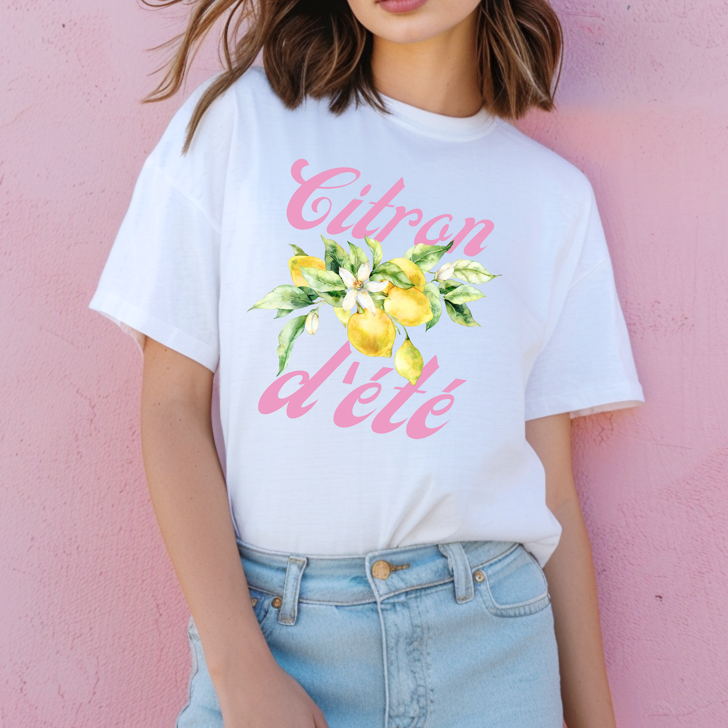 Citron d’été French T-Shirt