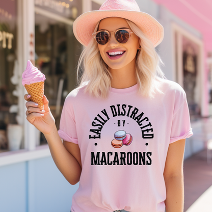 Easily Distracted by Macaroons T-Shirt