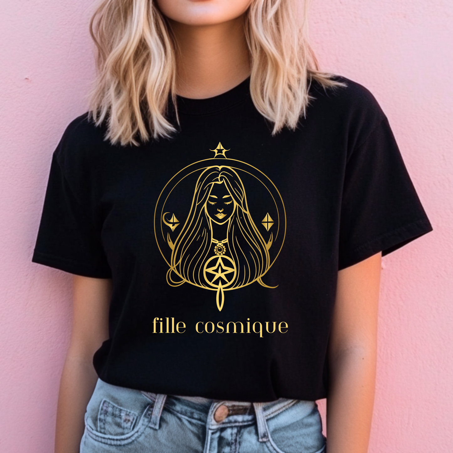 Fille Cosmique French T-Shirt