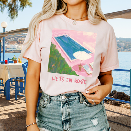 L’été En Rose French T-Shirt
